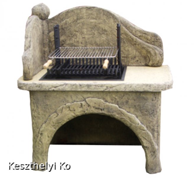 kertisütö,kerti grill,kőgrill,bográcsoló